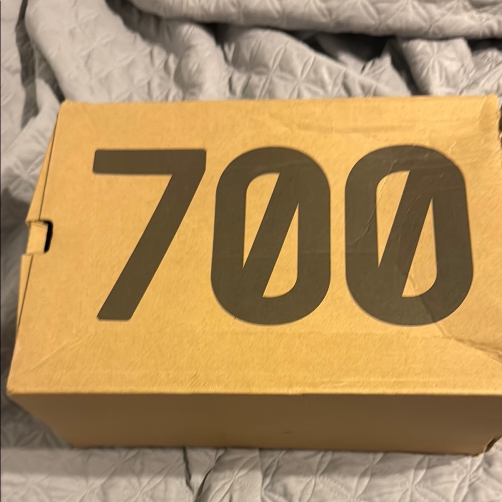 Tan Shoe Box with 700 Print